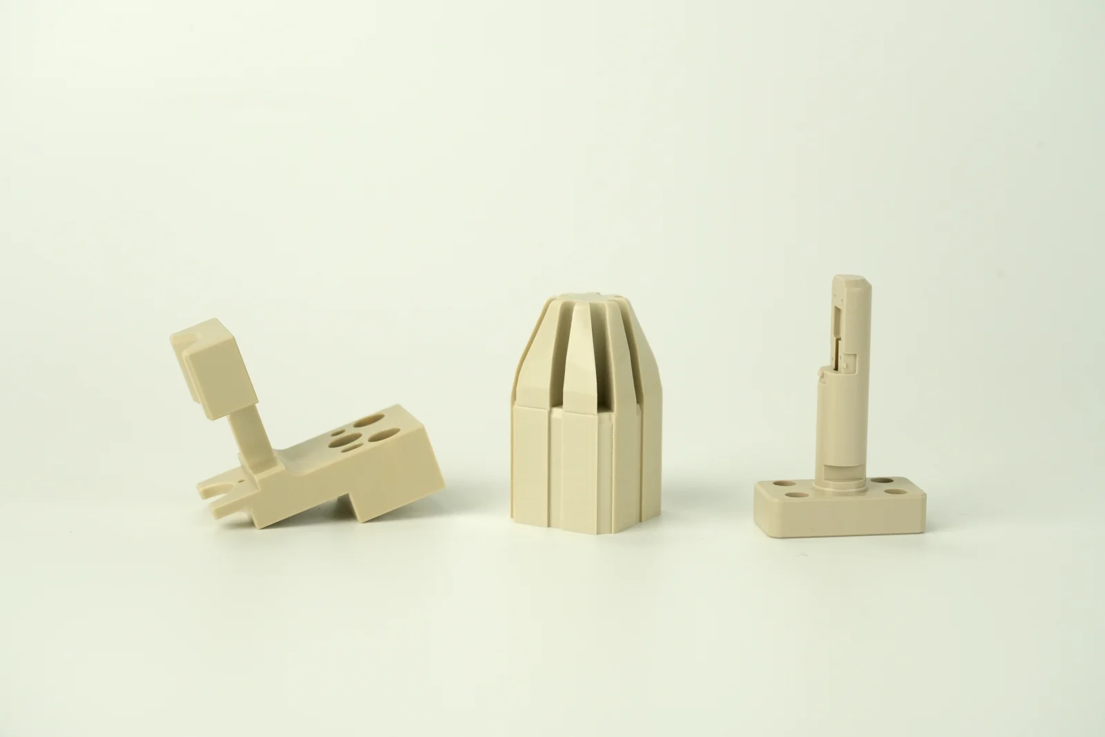PEEK CNC machined semiconductor component with precision features
