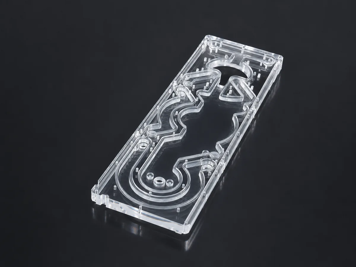 CNC machined acrylic optical parts for visual inspection