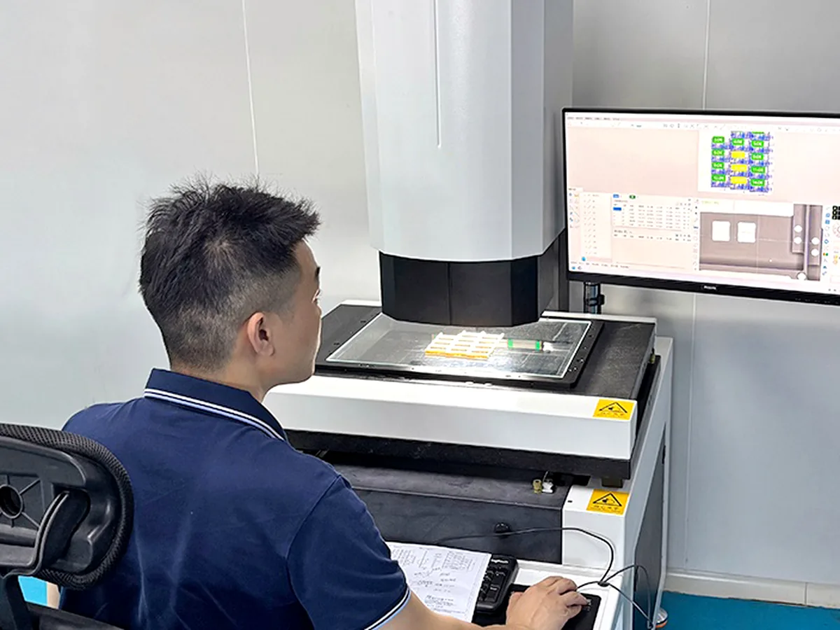 Inspection equipment for CNC machined plastic components