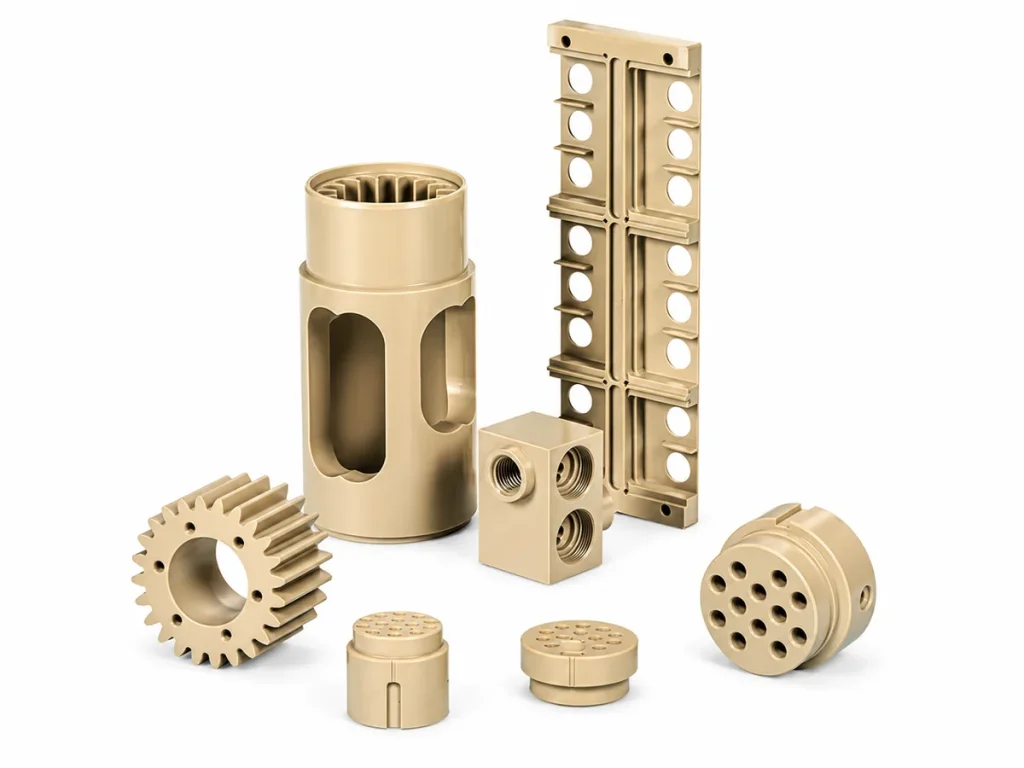 PEEK and PAI CNC machined semiconductor equipment components