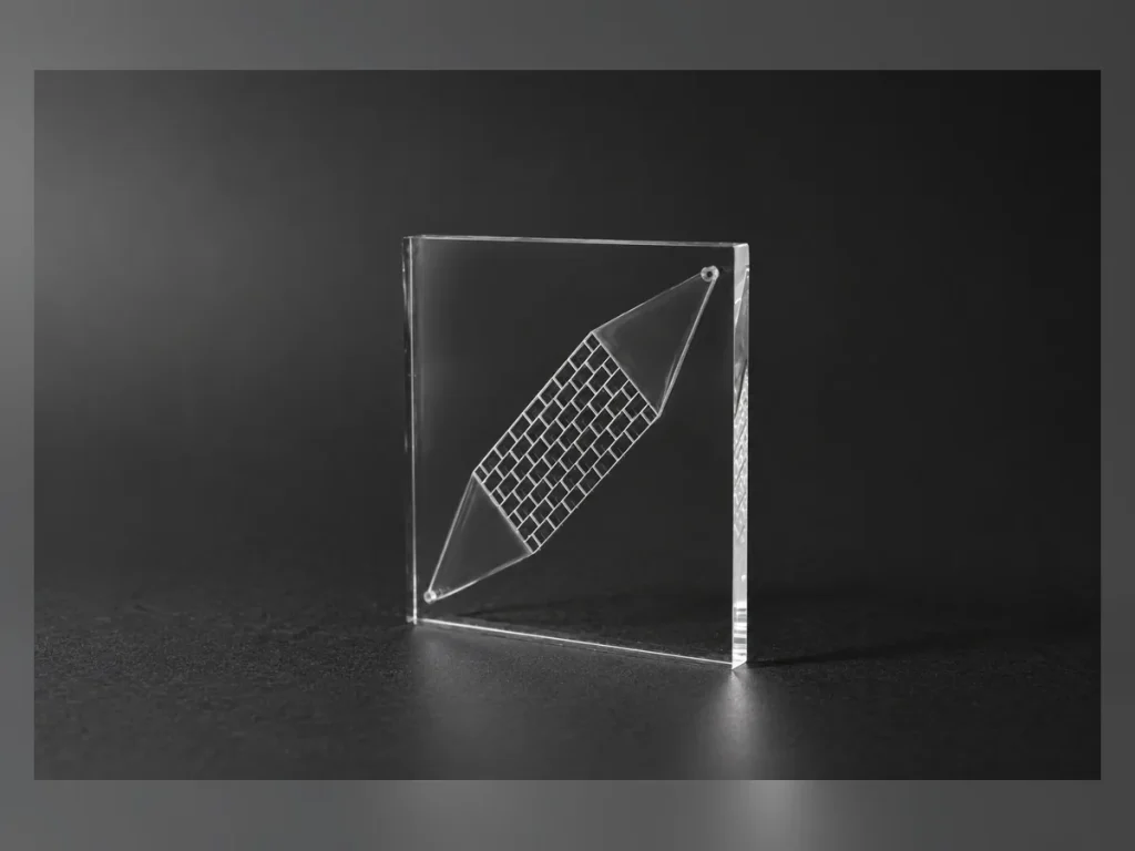 PMMA and polycarbonate material comparison for microfluidic device components