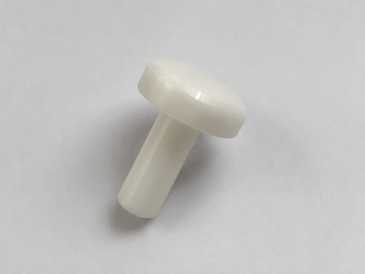 Finished CNC machined POM piston component